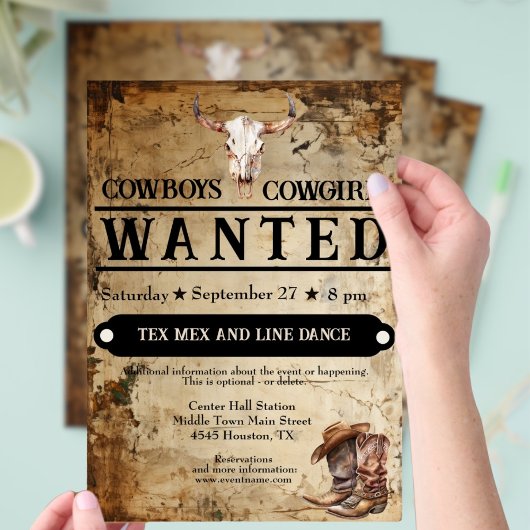 Western-Event-Flyer Flyer