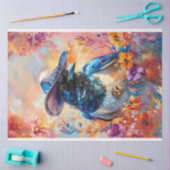 Western Farbe Waschjunge Bird-Decoupage Seidenpapier (Basteln)