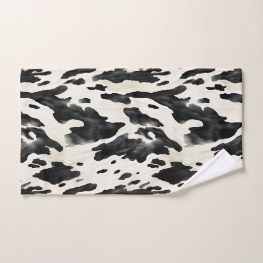 Western Farm Animal Cow Country Badhandtuch Set (Handtuch)