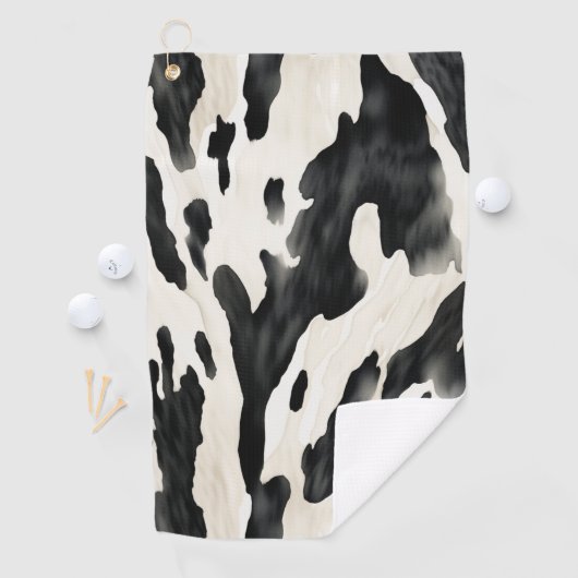 Western Farm Animal Cow Country Golfhandtuch (Insitu)