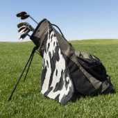 Western Farm Animal Cow Country Golfhandtuch (Gras)