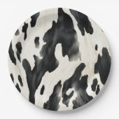 Western Farm Animal Cow Country Pappteller (Vorderseite)