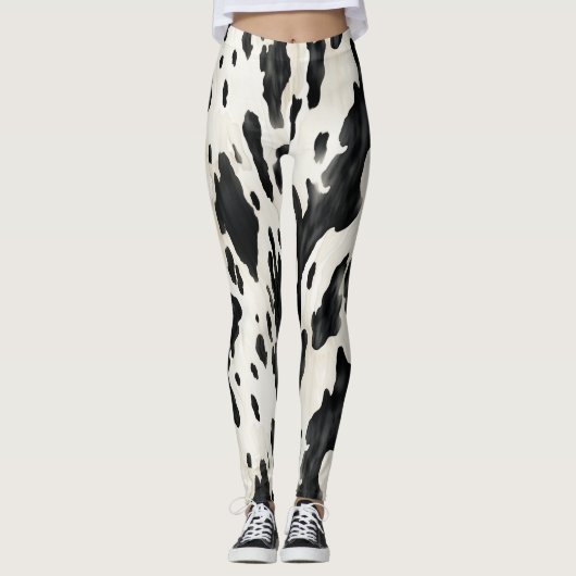 Western Farm Animal Cow Leggings (Vorderseite)