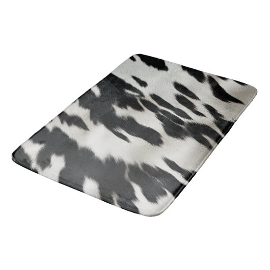 Western Farm Cowhide Badematte (Schrägansicht)