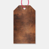 Western Farm Cowhide Geschenkanhänger (Rückseite)