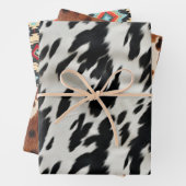 Western Farm Cowhide Geschenkpapier Set (Beispiel)