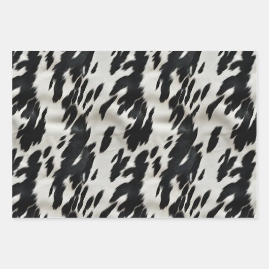 Western Farm Cowhide Geschenkpapier Set (Vorderseite)