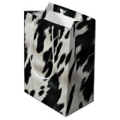 Western Farm Cowhide Mittlere Geschenktüte (Rückseite Schrägansicht)