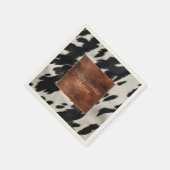 Western Farm Cowhide Serviette (Ecke)