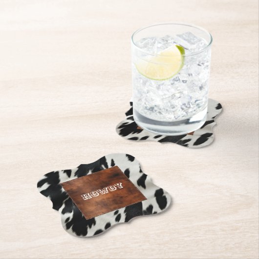 Western Farm Cowhide Untersetzer (Vor Ort)