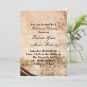 Western Farm Hochzeit Probe Abendessen Einladung (Stehend Vorderseite)