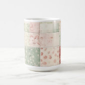 Western Farm Mint Pink Blumenquilts Muster Kaffeetasse (Mittel)