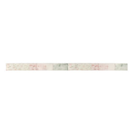 Western Farm Mint Rosa Blumen Quilt Muster Satinband