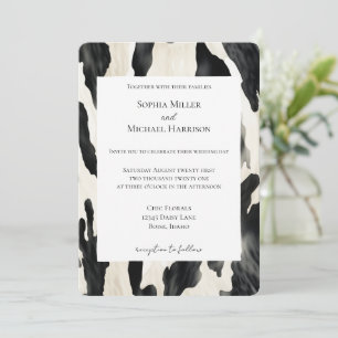 Western Farmkühe Einladung