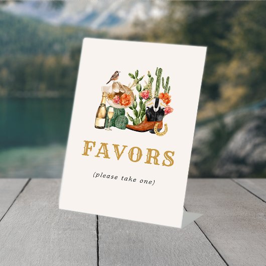 Western-Favoriten Sockelschild