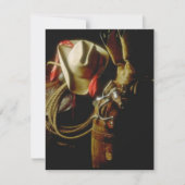 WESTERN-FERTIGEN THEMED PARTY EINLADUNG ~ EZ2 (Vorderseite)