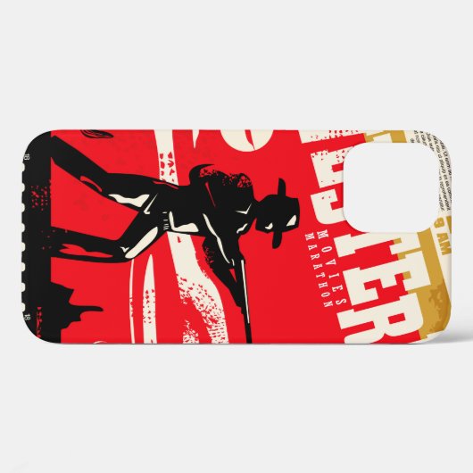 Western-Filme Marathon Retroposter Design-Layout Case-Mate iPhone Hülle (Rückseite (Horizontal))