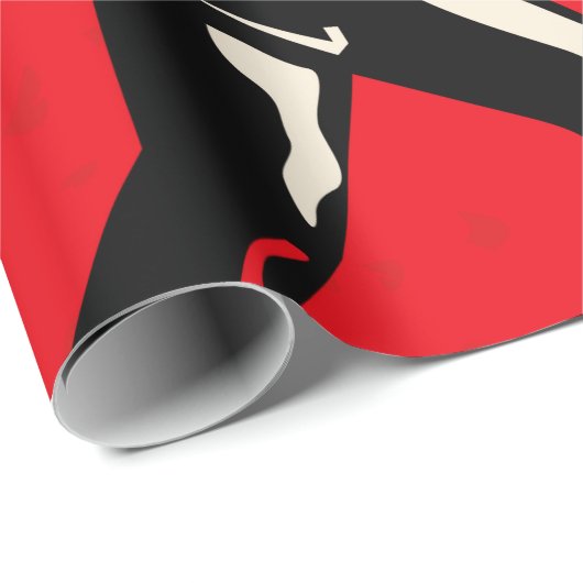 Western-Filme Marathon Retroposter Design-Layout Geschenkpapier (Rolleneckpunkt)