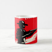 Western-Filme Marathon Retroposter Design-Layout Kaffeetasse (Mittel)