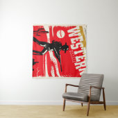 Western-Filme Marathon Retroposter Design-Layout Wandteppich (Beispiel (Horizontal))