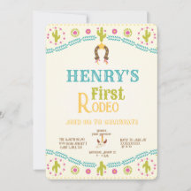 Western First Birthday Rodeo Baby