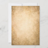 Western First Rodeo Geburtstagsparty Einladung (Rückseite)