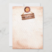 Western First Rodeo Wild West Cowboy 1st Birthday Einladung (Rückseite)