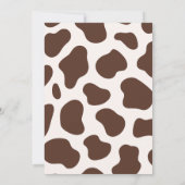 Western First Rodeo Wild West Cowboy Geburtstag Einladung (Rückseite)