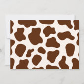 Western First Rodeo Wild West Cowboy Pink Geburtst Einladung (Rückseite)