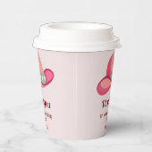 Western First Rodeo Wild West Cowgirl 1. Geburtsta Pappbecher (Rechts)