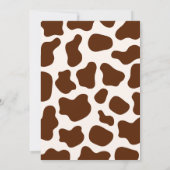 Western First Rodeo Wildwest Cowgirl Pink Birthday Einladung (Rückseite)