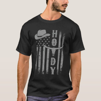 Western Flaggenland Rodeo Süd Retro Vintag T-Shirt