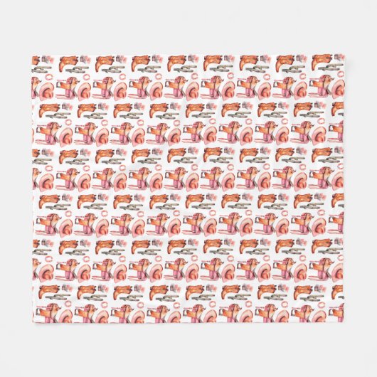 Western Fleecedecke (Vorderseite (Horizontal))