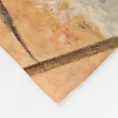 Western "Forellenfischerei" Kunst des Franks Felle Fleecedecke (Ecke)