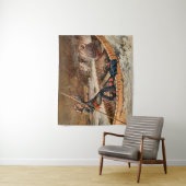 Western "Forellenfischerei" Kunst des Franks Felle Wandteppich (Beispiel)