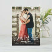 Western-Foto Hochzeit speichern Sie das Datum Save The Date (Stehend Vorderseite)
