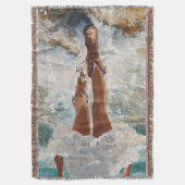 Western Fringe Throw Blanket Cowgirl Beach Decke (Vorderseite Vertikal)