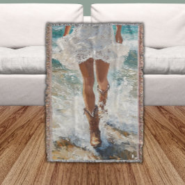 Western Fringe Throw Blanket Cowgirl Beach Decke
