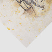 Western für Arbeitspferde - Entpacken von Kunstobj Seidenpapier (Detail)