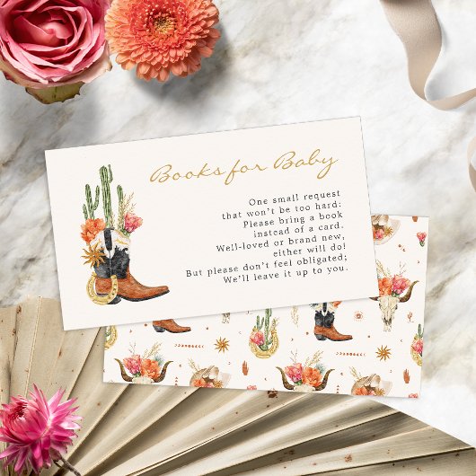 Western für Baby Begleitkarte