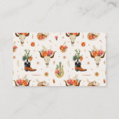 Western für Baby Begleitkarte (Rückseite)