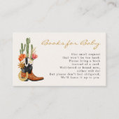 Western für Baby Begleitkarte (Vorderseite)