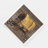 Western für Wagenöllampen Serviette (Ecke)