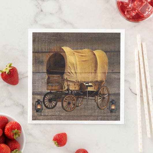 Western für Wagenöllampen Serviette (Beispiel)