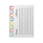 Western Gast/ Memory Book Note Pad Notizblock (Rotiert)