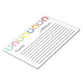 Western Gast/ Memory Book Note Pad Notizblock (angewinkelt)