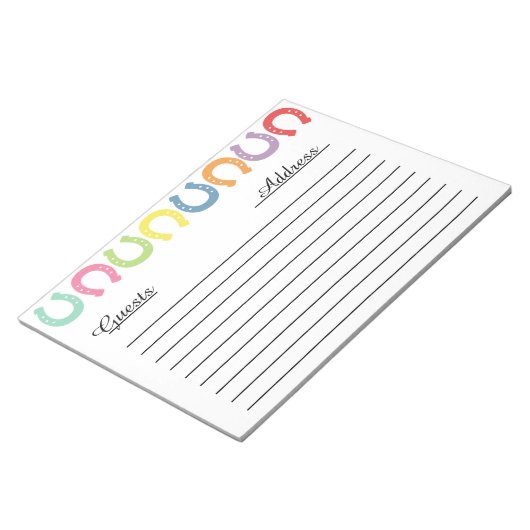 Western Gast/ Memory Book Note Pad Notizblock (angewinkelt)