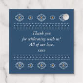 Western Gastgeschenk Hochzeit Tag, Rio Rancho Viel Geschenkanhänger (Rückseite)