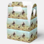Western Gastgeschenk oder Geschenkboxen Alt West Geschenkschachtel (Geöffnet)