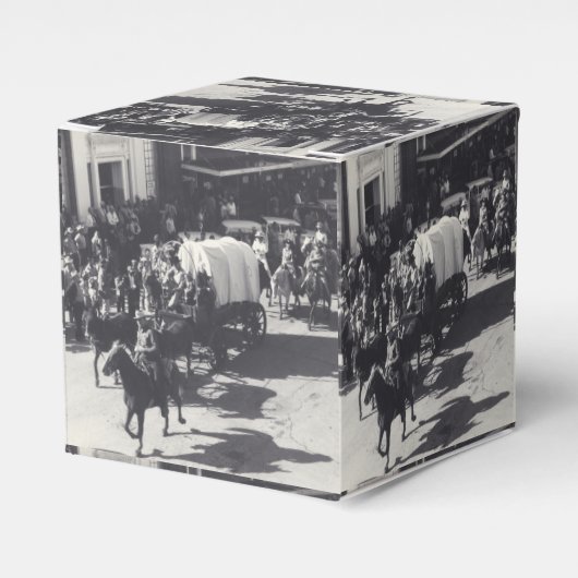 Western Gastgeschenk oder Geschenkboxen Alt West Geschenkschachtel (Vorderseite)
